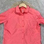 Mountain Hardwear  Canyon Long Sleeve Button Down Shirt Roll Up Sleeve Orange 8 Photo 3