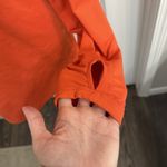 Nike  Dri-Fit Running Quarter Zip‎ Long Sleeve Athletic Top Orange Red Women's Photo 2