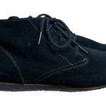 Eddie Bauer  Black Chukka Bootie Ankle Boot Womens Size 10 Leather Suede Lace Up Photo 0