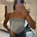 Forever 21 Blue Scarf Top Photo 0