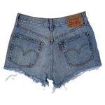 Levi's Levi’s 501 High Waisted Original Denim Shorts - Light Wash Blue Photo 2