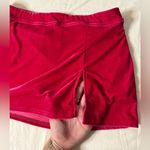 Urban Outfitters Grace Velvet Mini Skort In Pink Medium Photo 4
