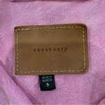 Sanctuary Distressed ButtonFront Denim Jean Jacket Womens Small Wild Cherry Pink Photo 3