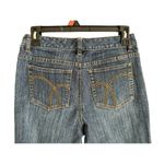 Liz Claiborne  Jeans Women's 6 Petite Slim Bootcut Denim Blue Cotton Blend READ Photo 2