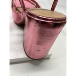Wild Fable  Metallic Platform Block Heel Strappy Sandals Y2KWomen's Pink Size 6.5 Photo 9