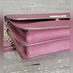 Michael Kors  Merlot Daniela Small Leather Crossbody Bag Photo 12