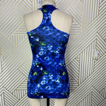 Lululemon Cool Racerback Windy Blooms Print Blue Size 4 Photo 7