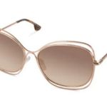 Alice + Olivia ππ Collins Sunglasses ~ Rose Gold NWT Photo 7