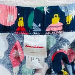 Hanna Andersson Christmas Holiday Ornament Print Multicolor Pajama Pants Size L Blue Size L Photo 5