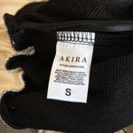 Akira NWT Boxing Athletic Black White Stripe Trim Drawstring Lounge Shorts Small Photo 8