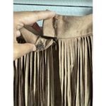 Union Of Angels Women’s Guiliana‎ Faux Suede Fringe Mini Skirt Size M Cowgirl Brown Size M Photo 6