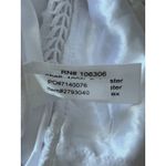 Boston Proper NEW Romper Size 8 White Lace Appliqué Floral Bridal Bachelorette Photo 2