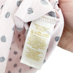 Kate Spade Light Pink Black Polka Dot Pajama Top Sz S Photo 2