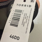 Torrid NWT  Strapless Unlined Lace Straight‎ Back Bra Black 46DD Photo 4