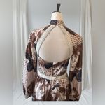 SHEIN X Cream Gown with Mock Neck Size L Photo 6