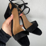 ASOS | Black High Heels Size 9 Suede Womans Strappy Photo 0
