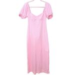 FP Beach Free People Beach Bel Air Ribbed Midi Dress in Pink Womens XS NWT Photo 3