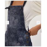Anthropologie  x Pilcro The Wanderer Relaxed Tie Dye Overalls, Blue | Size 29 Photo 2