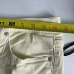 NYDJ Capri Released Hem in Pale Yellow Raw Size 12 GUC 0077 Photo 7