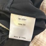 Few Moda Kourt Black Silk Top Photo 4