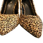 EXPRESS Leooard Calf Hair Block Heel Pumps, Sz 7 Photo 11