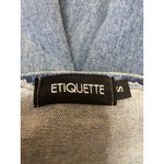 Etiquette Blue Denim Sleeveless V Photo 3