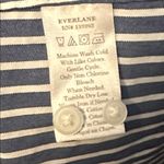 Everlane  The Cotton Shirt Dress‎ Size 2 Striped Blue White Photo 6