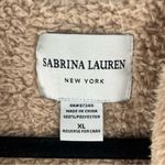 SABRINA LAUREN New York Tan Hooded Fuzzy Long Sleeves Open Front Jacket Size XL Photo 2