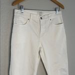 Banana Republic NEW Pure White Girlfriend Jeans Size 28 / 6 Minimalist Preppy Photo 2