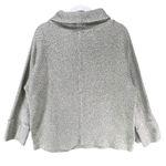 Soft Surroundings  Sweater M Khaki Tan Black Cowl Neck Cotton Blend Pullover Photo 5