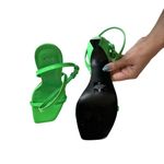 Marc Fisher Women’s Arthur Neon Green Strappy Heel Sandals Size 7.5 NWOT Photo 4