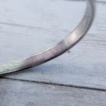 Vintage Bracelet Silver Tone Bangle 8" Photo 7