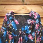 Tanya Taylor  Dutch Garden Silk Blend Floral Top Blouse Photo 3
