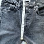 AGOLDE Nico Skinny High Rise Jeans Black Wash Virtue Size 27 Button Fly Denim Photo 8