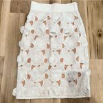 Catherine Malandrino Catherine Malandrio Floral Lace Skirt Women’s 2 Photo 0