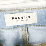 PacSun Light Wash Intentionally Ripped Distressed Ankle Skinny Jeggings, Size 28 Photo 2