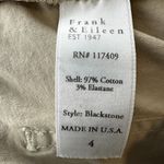 Frank & Eileen  Blackstone Utility Straight Leg Pants Cropped Ankle Twill Beige 4 Photo 5