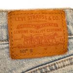 Levi's  501 S Classic Minimal Premium Womens Jeans Button Fly Light Wash Denim 25 Photo 2