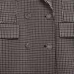 ZARA double breasted houndstooth blazer NEW Photo 2
