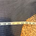 Cyrus ‎ Women's Blue Ribbed Knit Long Sleeve Top Crew Neck Casual Pullover Photo 2