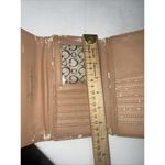 Guess Vintage Tan & White Embossed Leather trifold wallet Photo 9