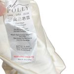 Oh Polly NWT Mini Skirt Women’s 4 Ivory Satin Ruched Bodycon Tassel Belt Party Photo 7