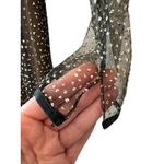 Marchesa Notte Shimmer Tulle Embellished Long Gown Size 4 Black Photo 11