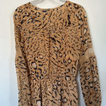 White House | Black Market Leopard Print Lace Trim Dress Size 0 Photo 7