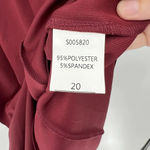 Showpo Big Ideas Midi‎ Dress Red Cocktail Thigh Leg Slit Bodycon S005820 Size 16 Photo 9