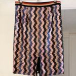 Le Superbe Sundowner Sequined Chevron Pencil Skirt in Multi Rose NWT Size 8 $345 Multiple Photo 9