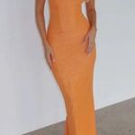 White Fox Boutique  - City Lights Glow Maxi Dress in Orange Photo 7