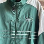 NFL Team Apparel New York Jets Green Windbreaker Jacket Photo 1