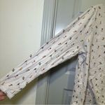 Lane Bryant White Novelty Skiing/Skating/Walking Print Long Sleeve Top 14/16 Photo 6