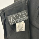Alex Evenings  Black Strapless Cocktail A-line Mini Dress Size 6 Petite Photo 6